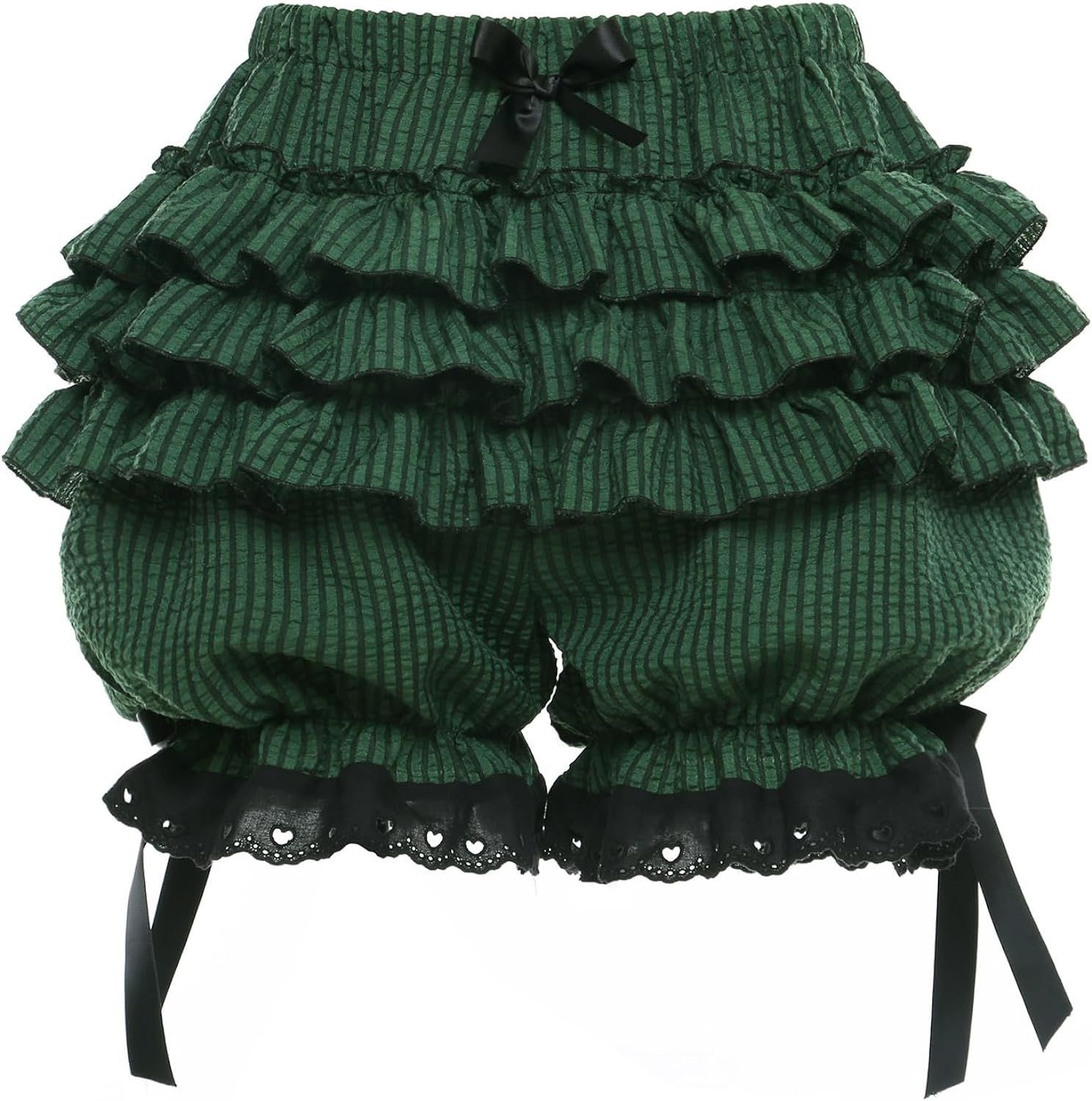 Supply Florist - Calças Lolita, shorts florais de renda