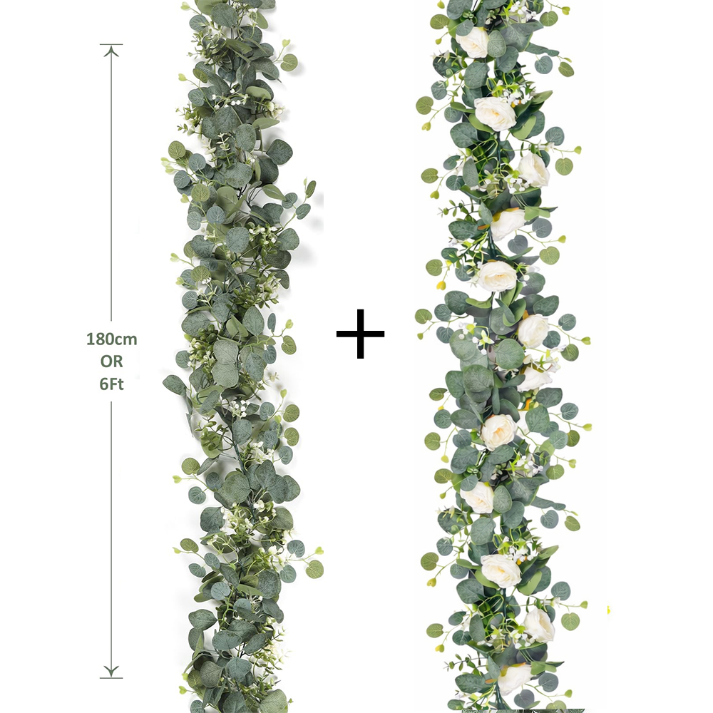Guirlandas de Flores Artificia - Eucalyptus Preserved avaliação e preço