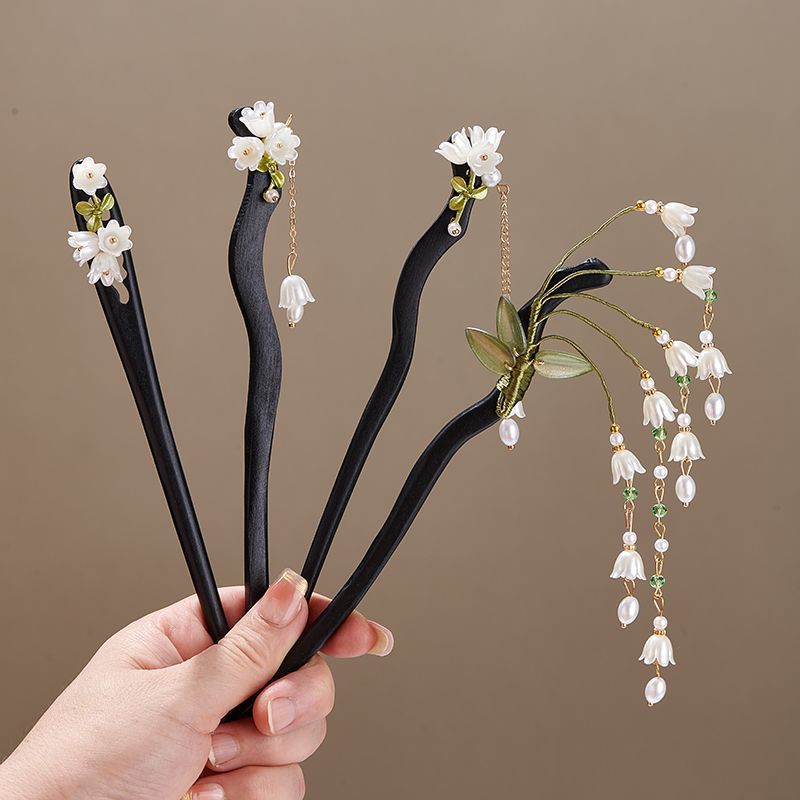 Grampo de Cabelo de Madeira Vi - Supply Florist avaliação e preço