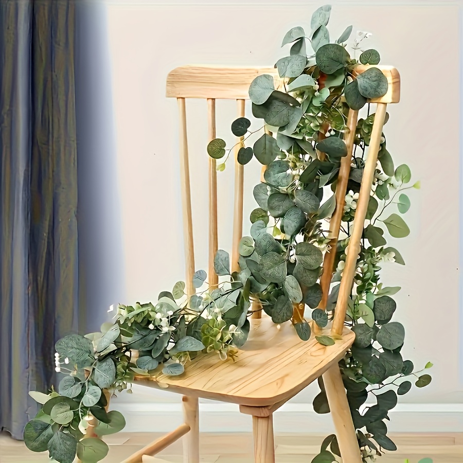 Grinalda de eucalipto artifici - Eucalyptus Preserved avaliação e preço
