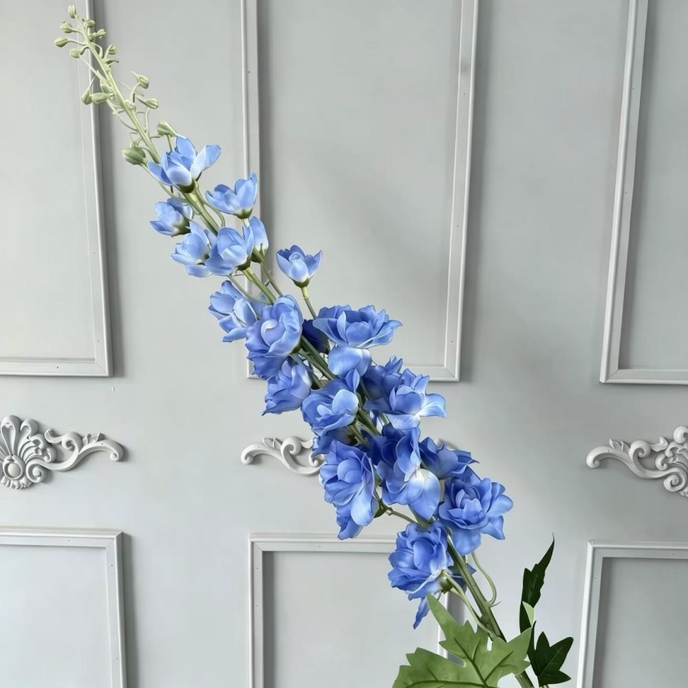 Flor artificial de seda azul,  - Florist Flower Supply avaliação e preço